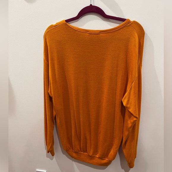 Wilfred Free yellow long sleeve top - Picture 3 of 3